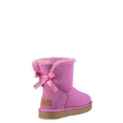 UGG Mini Bailey Bow II Laarzen voor Dames in Bodacious, maat 36 | Shearling
