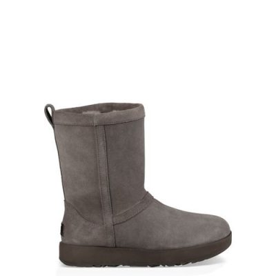 UGG Classic Short Waterproof Laarzen voor Dames in Metal, maat 36 | Shearling