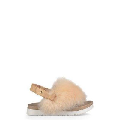 UGG Holly Sandal voor Kinderen in Soft Ochre, maat 37 | Shearling