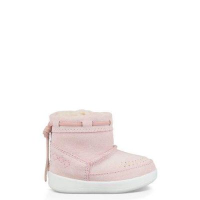 UGG Cali Moccasins Campfire Laarzen voor Babies in Baby Pink, maat 18 | Suede