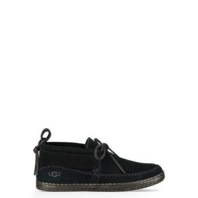 UGG Woodlyn Moccasins voor Dames in Black, maat 42 | Suede