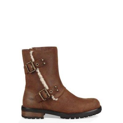 UGG Niels II Casuallaarzen voor Dames in Chipmunk, maat 38 | Leder