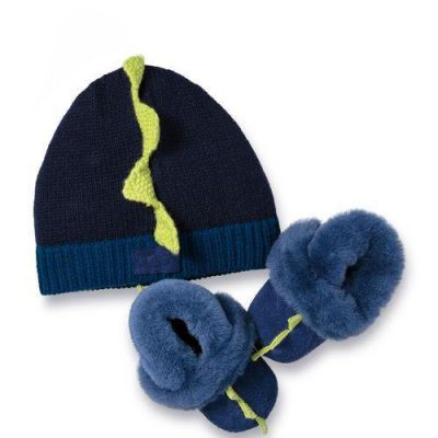 UGG Dydo Gift Set voor Babies in Navy Blue, maat 20.5 | Suede