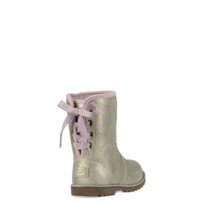 UGG Corene Metallic Casuallaarzen voor Peuters in Gold, maat 23.5 | Suede