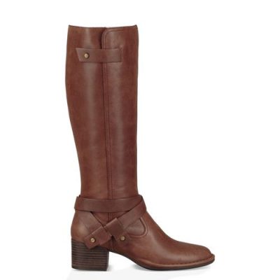 UGG Bandara Tall Laarzen voor Dames in Coconut Shell, maat 42 | Leder