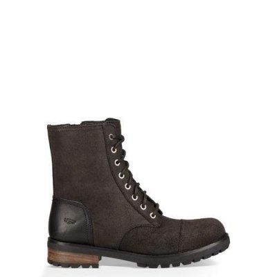 UGG Kilmer II Casuallaarzen voor Dames in Black, maat 37 | Leder