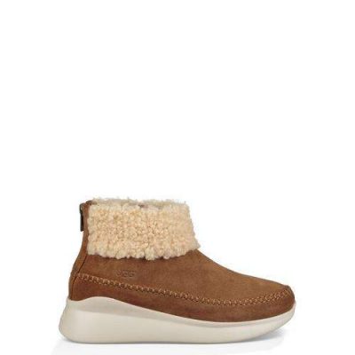 UGG Montrose Instapschoenen voor Dames in Chestnut, maat 40 | Leder