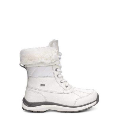 UGG Adirondack III Quilt Laarzen voor Koud Weer voor Dames in White, maat 41 | Leder
