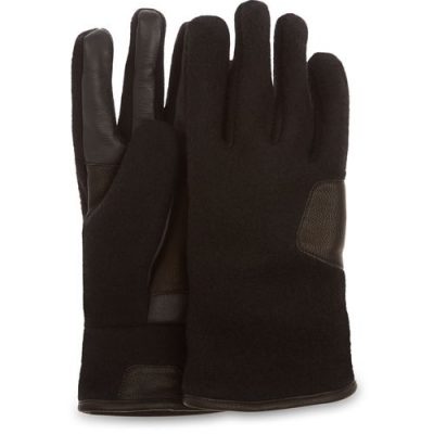 UGG Fabric and Leather Handschoenen voor Heren in Black, maat XL | Leder