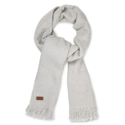 UGG Boucle Wrap Sjaals voor Dames in Light Grey Heather, maat OS | Woven