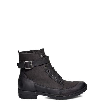 UGG Tulane Casuallaarzen voor Dames in Black, maat 39 | Leder