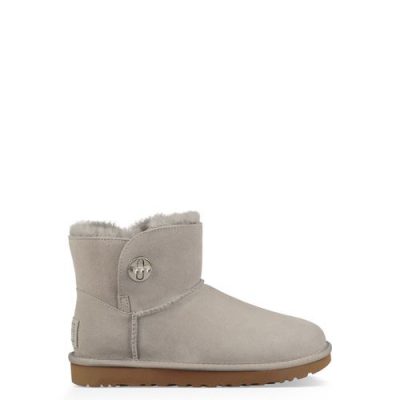 UGG Mini Turnlock Bling Classic Laarzen voor Dames in Seal, maat 40 | Shearling