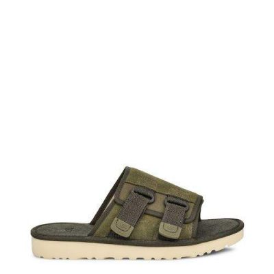 UGG Dune Slide Sandalen voor Heren in Moss Green, maat 42 | Suede