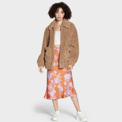 UGG Kaley Teddy Bear Jas voor Dames in Camel, maat XS | Faux Fur