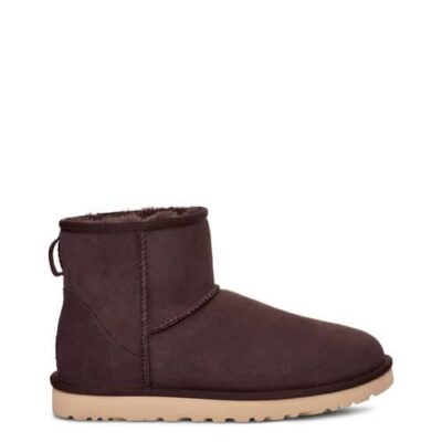 UGG Classic Mini Laarzen voor Heren in Stout, maat 45 | Leder/Shearling/Suede