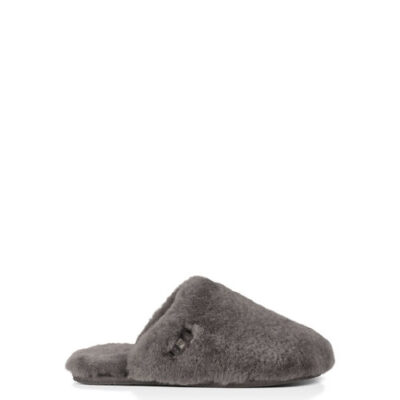 UGG Fluff Clog voor Dames in Grey, maat 41 | Shearling