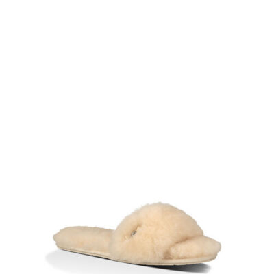 UGG Fluff Slide voor Dames in Natural, maat 42 | Shearling