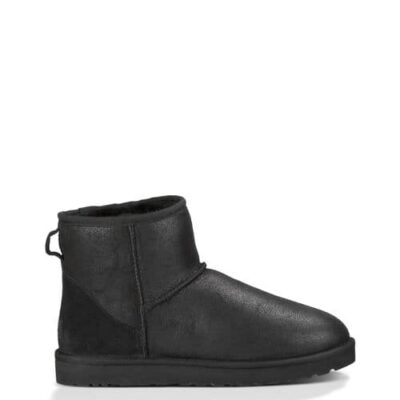UGG Classic Mini Bomber Laarzen voor Heren in Bomber Jacket Black, maat 44 | Shearling