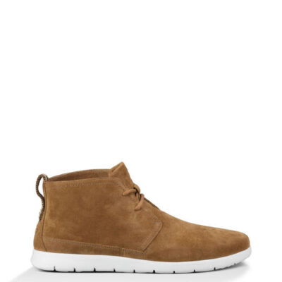 UGG Freamon voor Heren in Chestnut/White, maat 49.5 | Suede/Treadlite By Ugg®