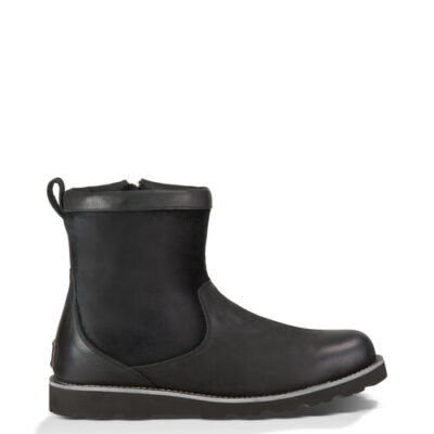 UGG Hendren Tall Regenlaarzen voor Heren in Black, maat 45 | Leder