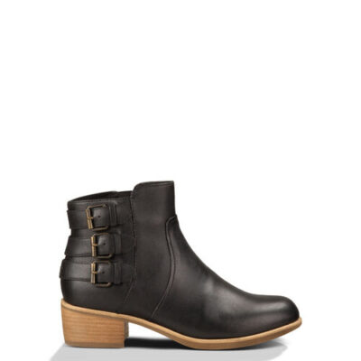 UGG Volta - Leather voor Dames in Black, maat 36 | Leder