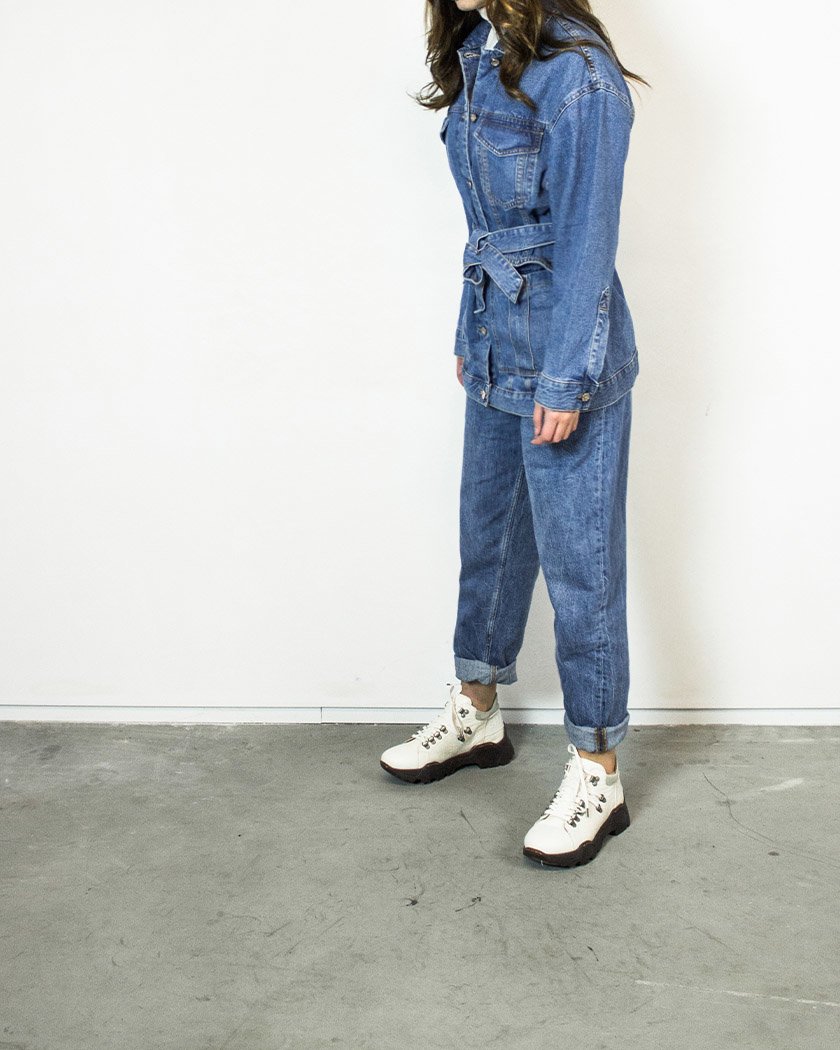 Shabbies Hiker veterschoen off-white - Afbeelding 2