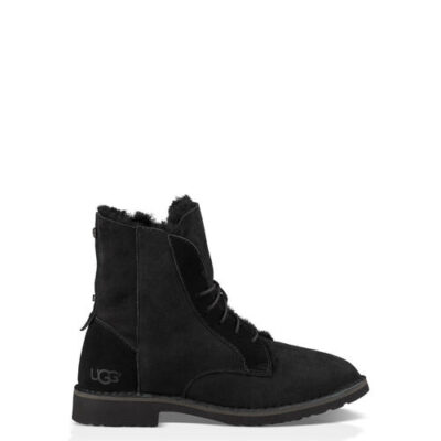 UGG Quincy Laarzen voor Dames in Black, maat 42 | Shearling