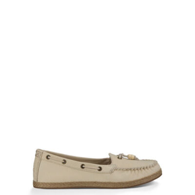 UGG Suzette voor Dames in Antique White, maat 36 | Shearling/Rubber/Leder