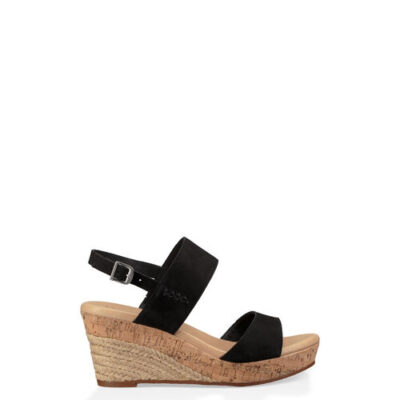 UGG Elena voor Dames in Black, maat 41 | Nubuck/Suede