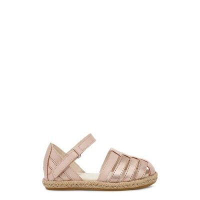 UGG Matilde Metallic Sandalen voor Peuters in Cameo Rose, maat 27.5 | Leder