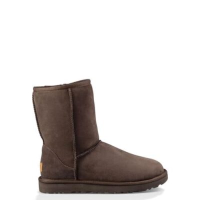 UGG Classic Short II Laarzen voor Dames in Chocolate, maat 40 | Shearling