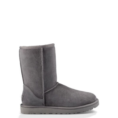 UGG Classic Short II Laarzen voor Dames in Grey, maat 42 | Shearling