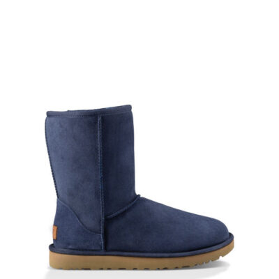 UGG Classic Short II Laarzen voor Dames in Navy Blue, maat 40 | Shearling