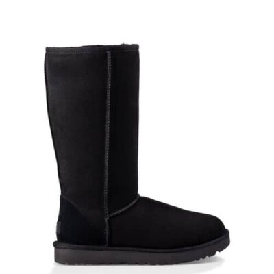 UGG Classic Tall II Laarzen voor Dames in Black, maat 36 | Shearling