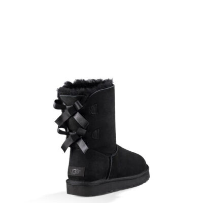 UGG Bailey Bow II Laarzen voor Dames in Black, maat 37 | Shearling