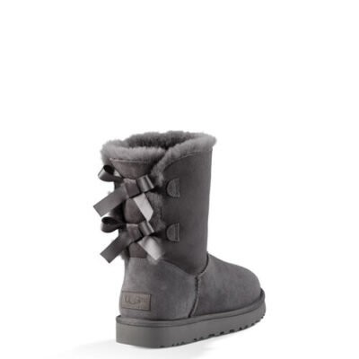 UGG Bailey Bow II Laarzen voor Dames in Grey, maat 39 | Shearling