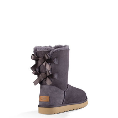 UGG Bailey Bow II Laarzen voor Dames in Nightfall, maat 36 | Shearling
