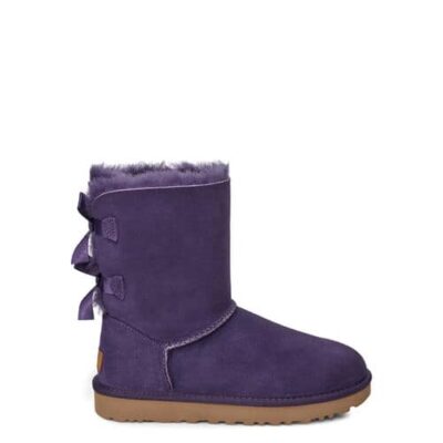 UGG Bailey Bow II Laarzen voor Dames in Nightshade, maat 38 | Shearling