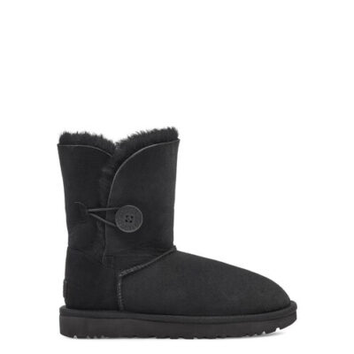 UGG Bailey Button II Laarzen voor Dames in Black, maat 38 | Shearling