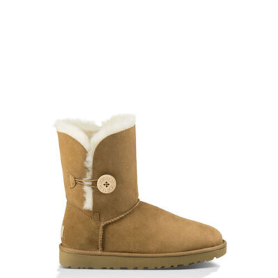 UGG Bailey Button II Laarzen voor Dames in Chestnut, maat 39 | Shearling