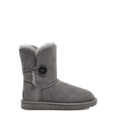 UGG Bailey Button II Laarzen voor Dames in Grey, maat 36 | Shearling