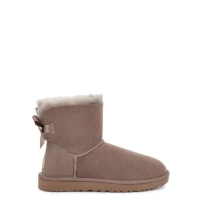 UGG Mini Bailey Bow II Laarzen voor Dames in Caribou, maat 40 | Shearling