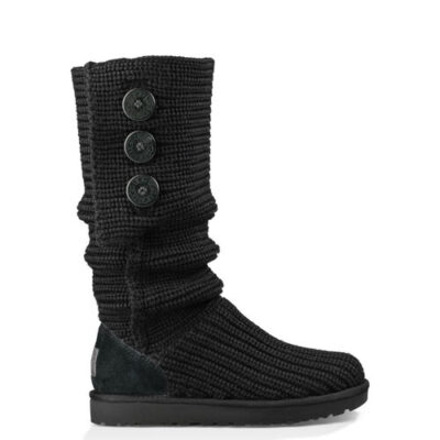 UGG Classic Cardy Laarzen voor Dames in Black, maat 36 | Textiel