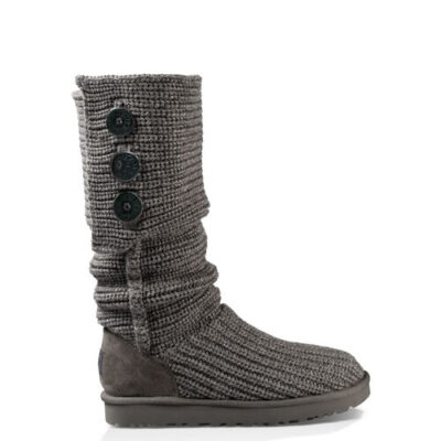 UGG Classic Cardy Laarzen voor Dames in Grey, maat 36 | Textiel