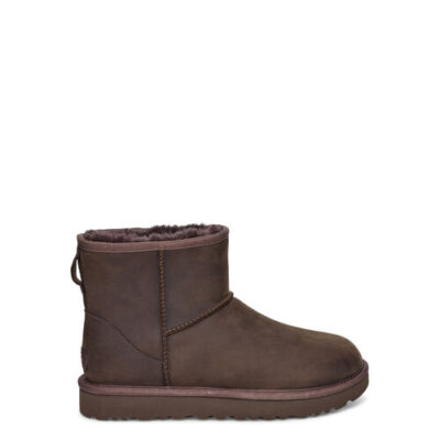 UGG Classic Mini Leather Laarzen voor Dames in Chocolate, maat 40 | Leder