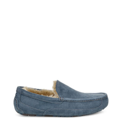 UGG Ascot Pantoffels voor Heren in Salty Blue/Grey, maat 45 | Suede