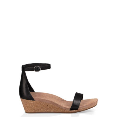 UGG Emilia voor Dames in Black, maat 39 | Leder