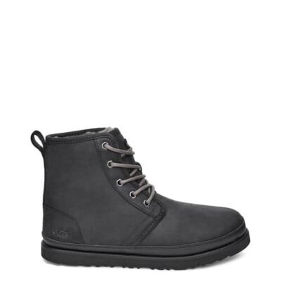 UGG Harkley Waterproof Classic Laarzen voor Heren in Black Tnl, maat 49.5 | Leder