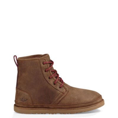 UGG Harkley Waterproof Classic Laarzen voor Heren in Grizzly, maat 49.5 | Leder