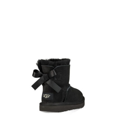 UGG Mini Bailey Bow II Laarzen voor Peuters in Black, maat 30 | Shearling